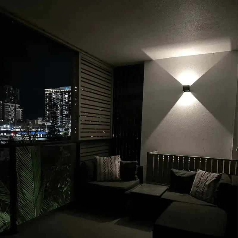 Rechargeable wall lighting in a home