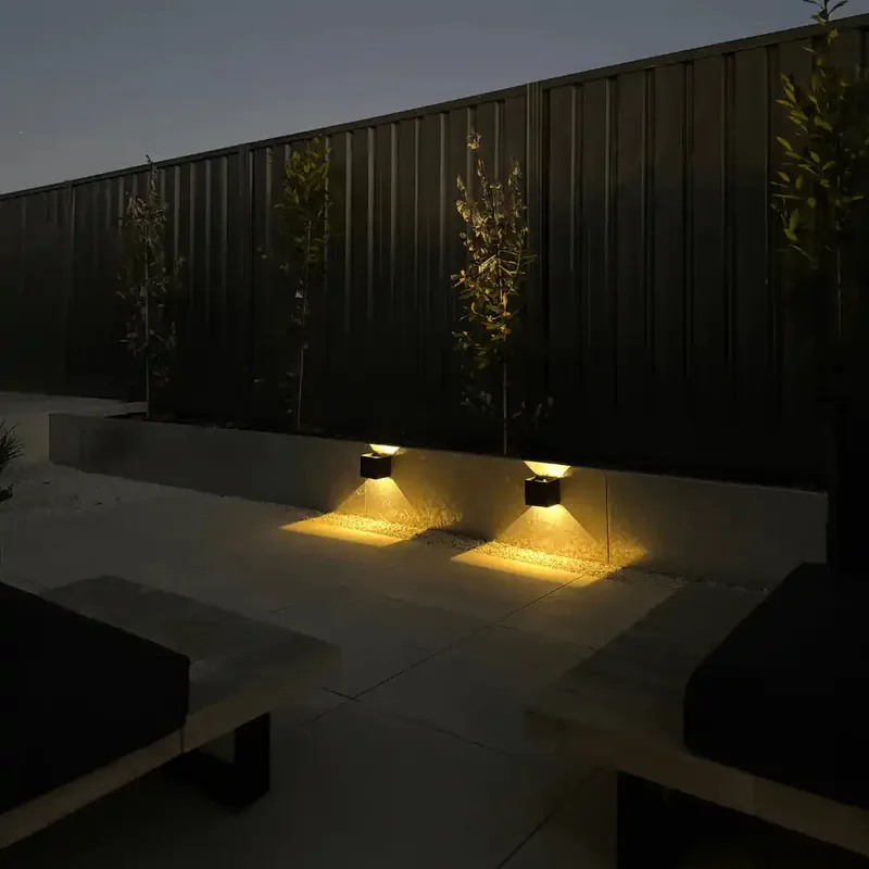 Rechargeable wall lighting in a home