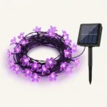 Solar Cherry Blossom String Lights