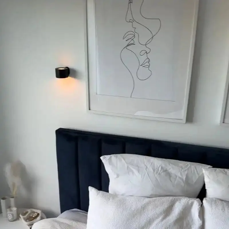 Rechargeable wall lighting in a home