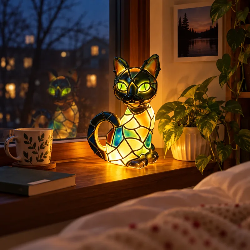 Charming Cat Lamp